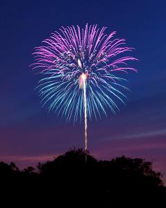 Firework burial